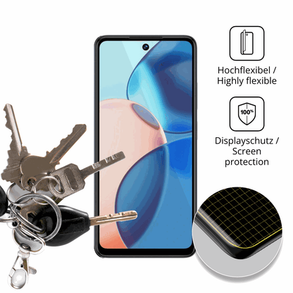 dipos Displayschutz für Philips Omni 10, transparente Oberfläche, geringe Dicke und perfekte Passform