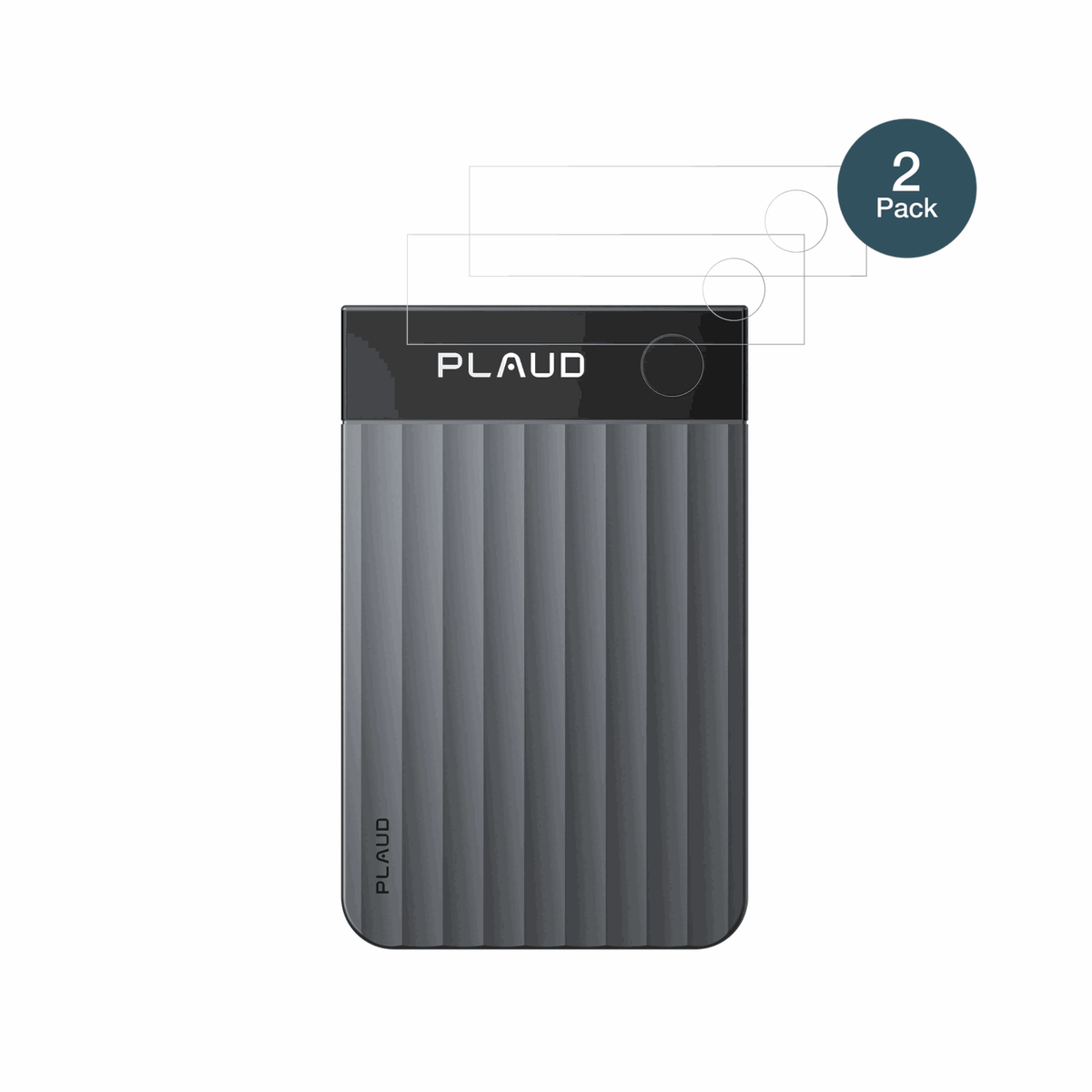 PLAUDNote Pro mit aufgebrachter dipos Flex Schutzfolie, glasklare Darstellung ohne Einschränkungen