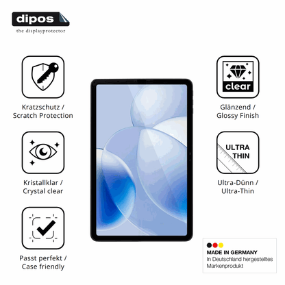 2x Schutzfolie klar für Pockam P12 Display-Schutzfolie