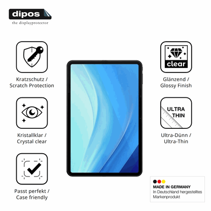 2x Schutzfolie klar für Pockam P13 Display-Schutzfolie