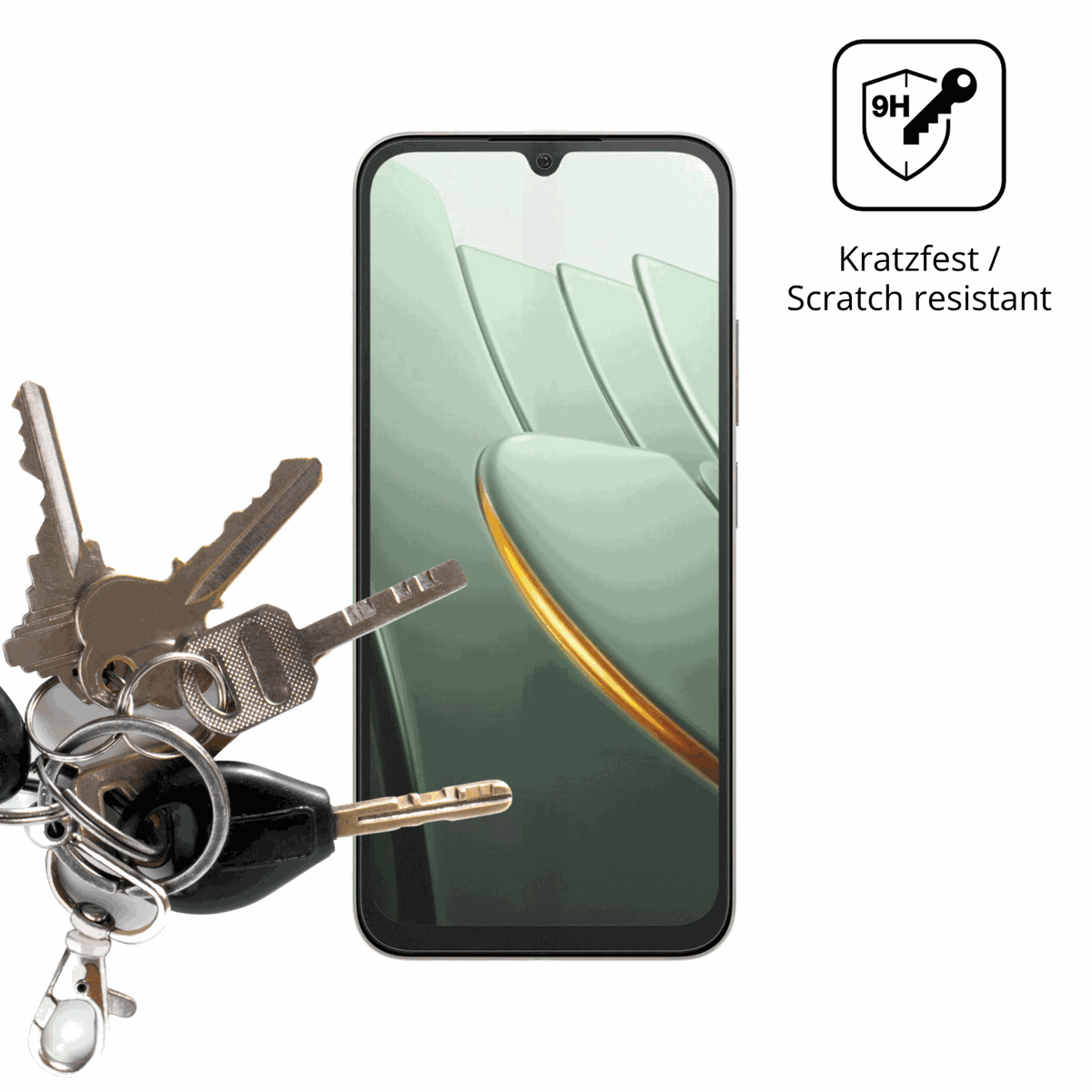 dipos Displayschutz für POCO C81 Pro, mattierte Oberfläche, robuste Festigkeit und perfekte Passform
