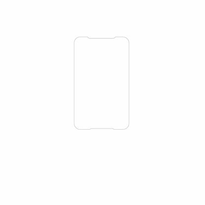dipos Displayschutz für pointmobile pm68, mattierte Oberfläche, geringe Dicke und perfekte Passform