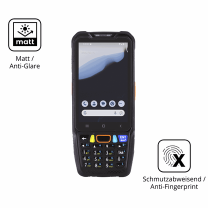9H Hartbeschichtete, flexible Folie passend zugeschnitten für pointmobile pm68