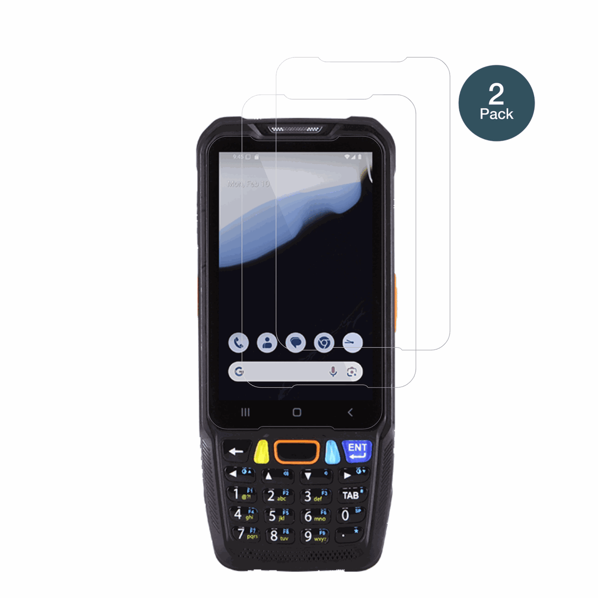 Klare Displayschutzfolie von dipos passend für SWZEC Snapbuy EZ Pro, 9H kratzfest und blasenfrei montiert