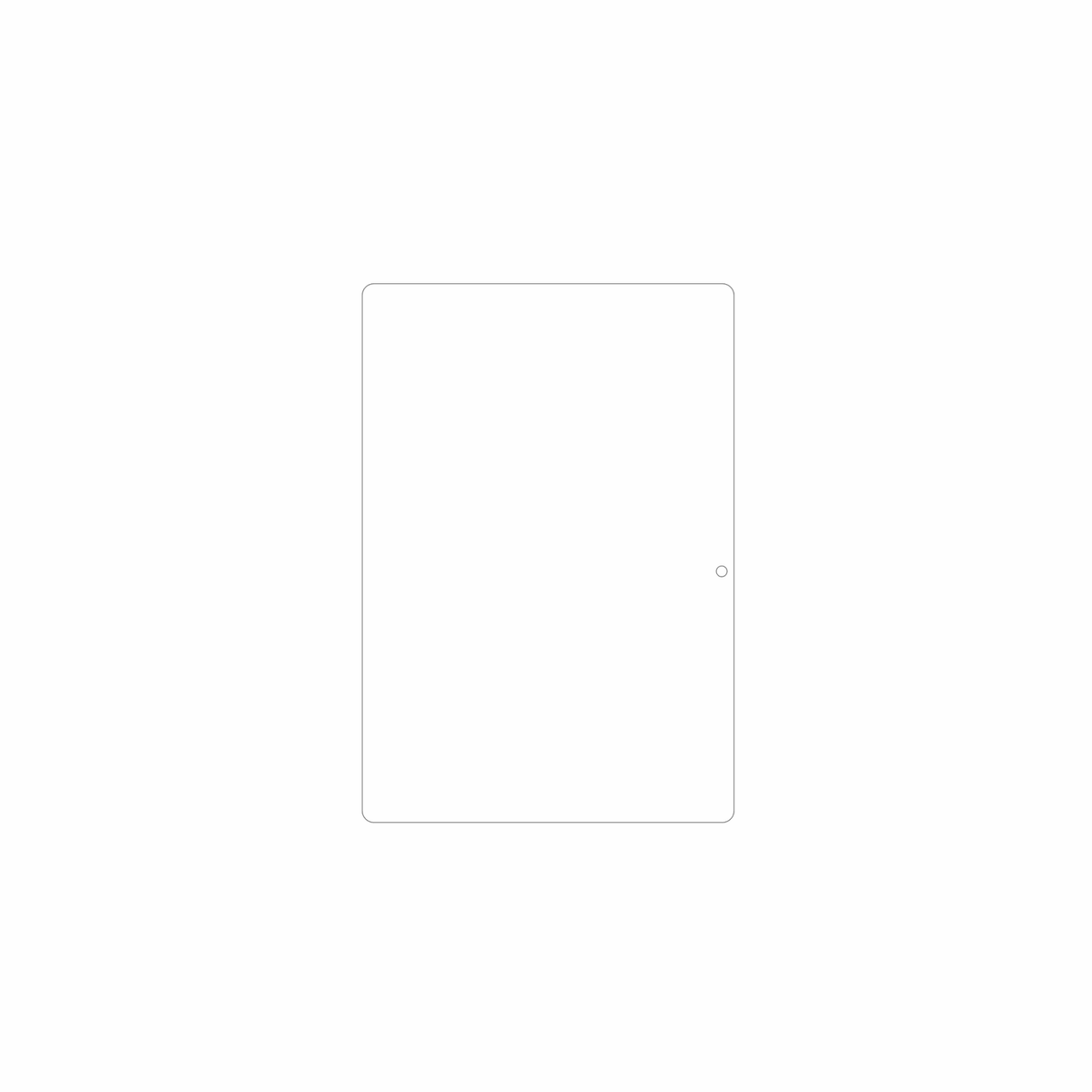 dipos Displayschutz für pritomm10 tab 10 plus, mattierte Oberfläche, geringe Dicke und perfekte Passform