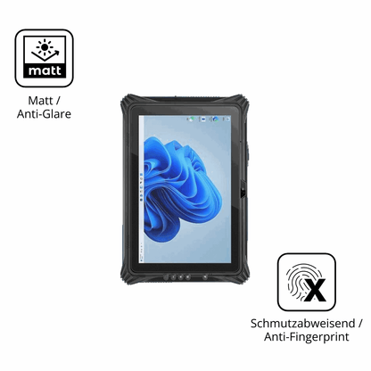 Dünne und entspiegelnde Folie passend zugeschnitten für pulijazrugged tablet