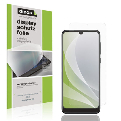 4x Schutzfolie matt für Qilive Smartphone Q3 Display-Schutzfolie