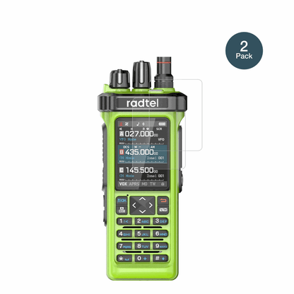 radtelrt-950 pro mit aufgebrachter dipos Panzerfolie, die lästige Fingerabdrücke minimiert