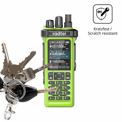 dipos Displayschutz für radtelrt-950 pro, mattierte Oberfläche, robuste Festigkeit und perfekte Passform