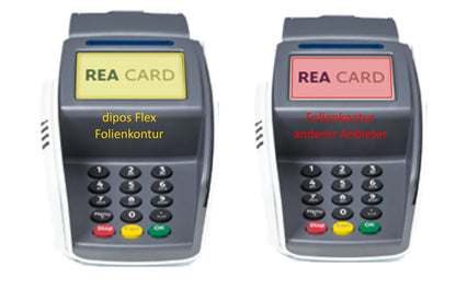 3x 3D Full Cover Schutzfolie für REA CARD T7 pro