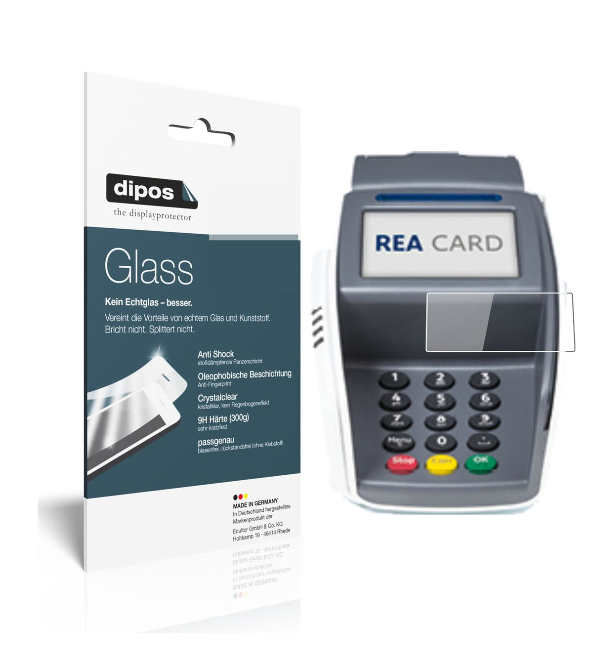 Perfekte Passform und ultimative Qualität: Unser 9H Panzerglas bietet Schutz für REA CARD-T7 pro