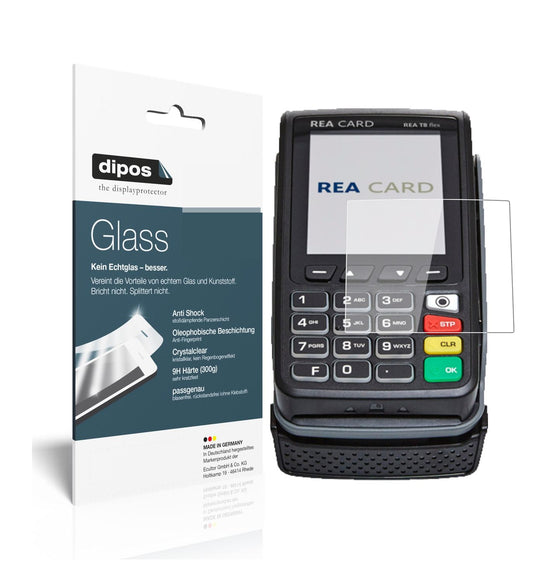 Perfekte Passform und ultimative Qualität: Unser 9H Panzerglas bietet Schutz für REA CARD-T8 flex Terminal