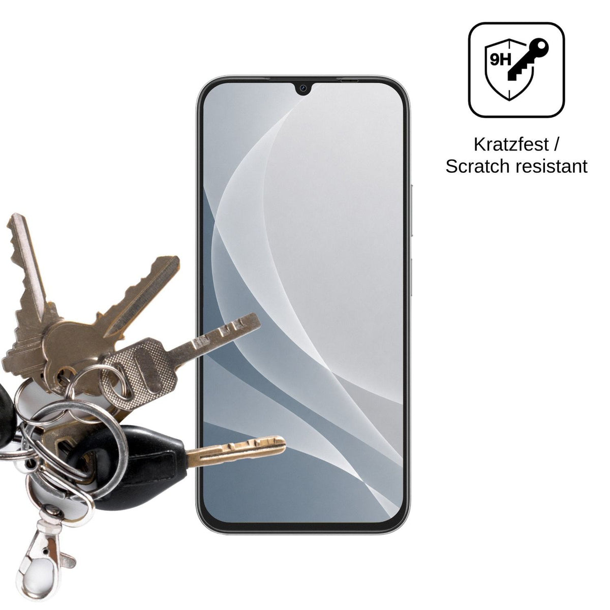 2x 9H Schutzfolie matt für Realme P4s Lite Panzerfolie