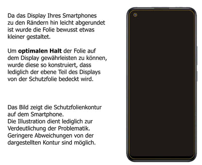 Schutzfolie mit optimaler Passform, zur Verwendung mit Hüllen geeignet