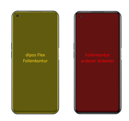 3x 3D Full Cover Schutzfolie für Realme 9i