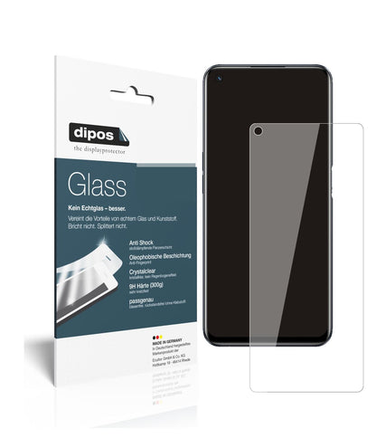 Klare Displayschutzfolie von dipos passend für Realme 9i, 9H kratzfest und blasenfrei montiert