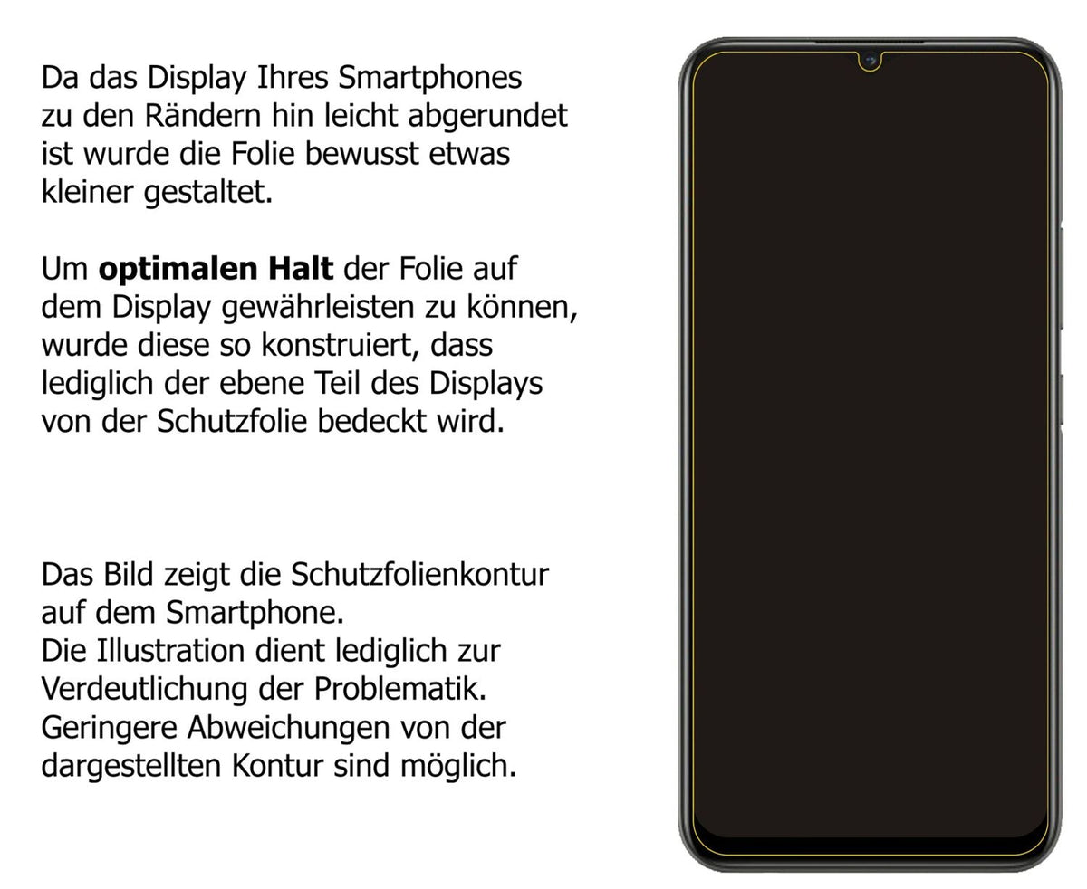 Schutzfolie mit optimaler Passform, zur Verwendung mit Hüllen geeignet
