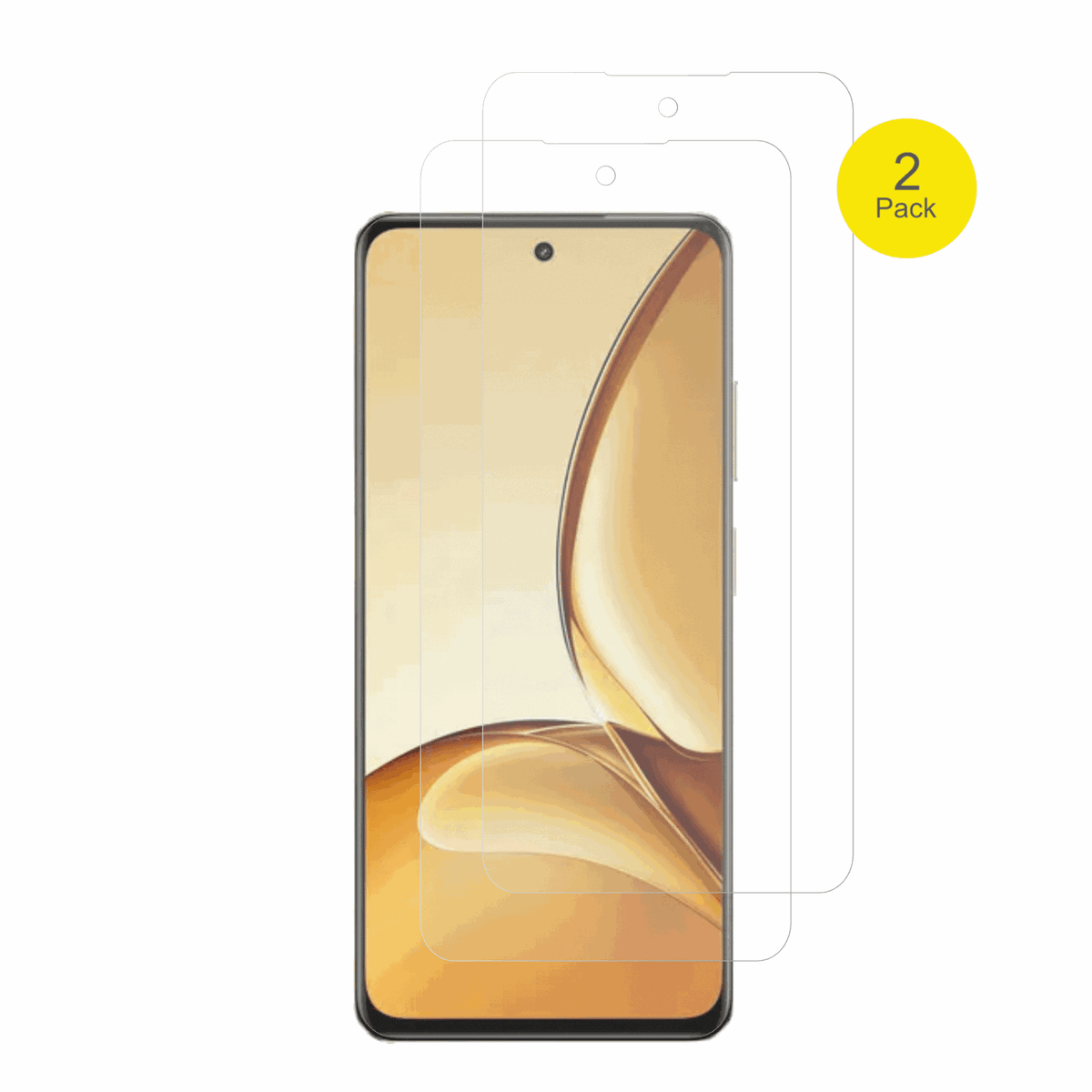 RealmeNarzo 90 5G mit aufgebrachter dipos Flex Schutzfolie, glasklare Darstellung ohne Einschränkungen