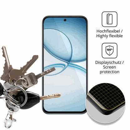 dipos Displayschutz für Realme Narzo 90X, transparente Oberfläche, geringe Dicke und perfekte Passform