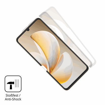 Schutz gegen Kratzer auf dem Realme Note 70 Glas durch Schlüssel, Stöße gegen die Tischkante oder Stürze