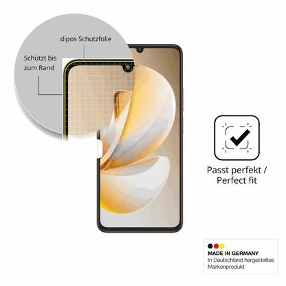 Besonders flexibler Displayschutz mit Anti-Shock-Schicht im Materialmix