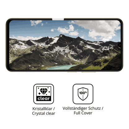 Dünne und klare Folie passend zugeschnitten für Realme Note 70