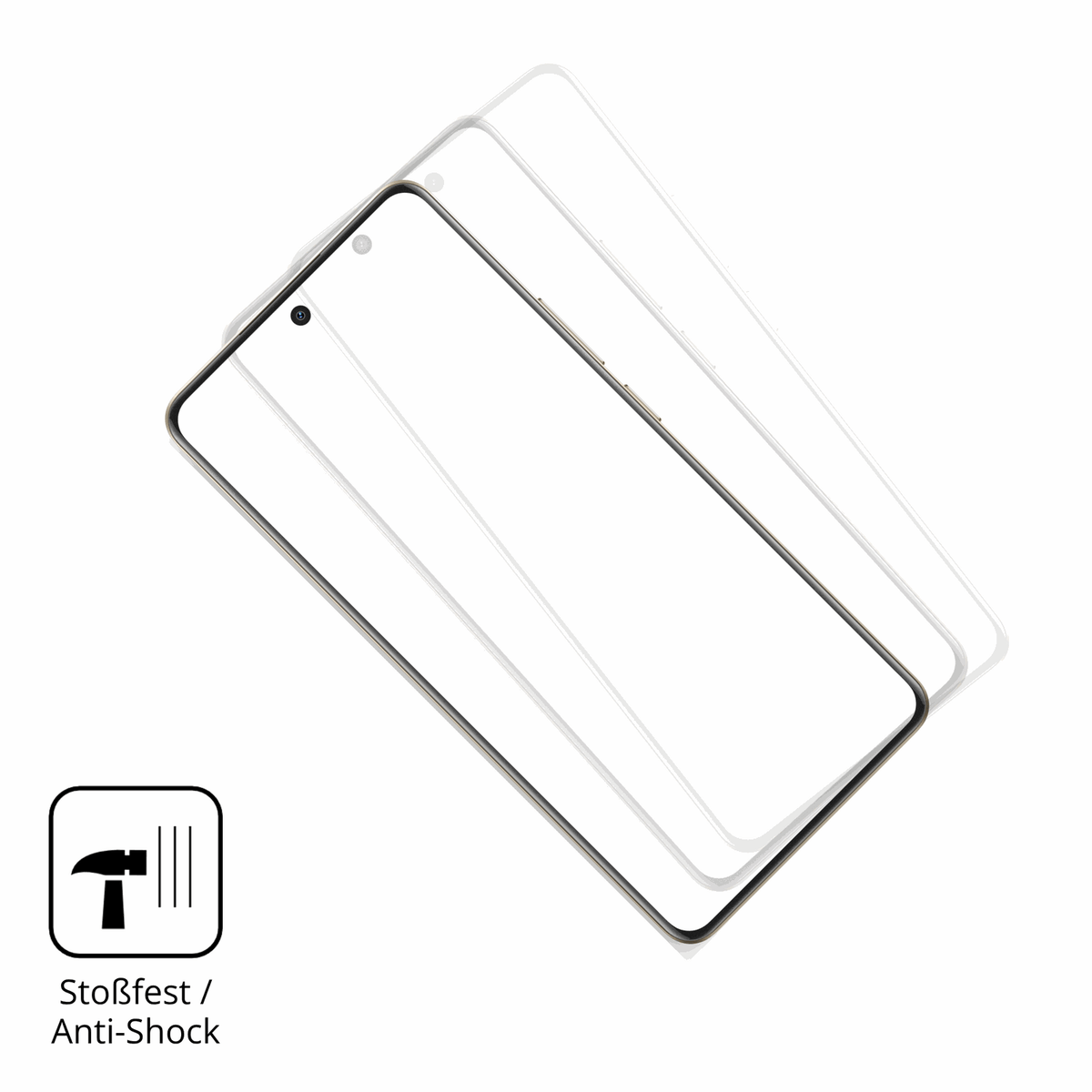 Schutz gegen Kratzer auf dem Realme P4 Pro Glas durch Schlüssel, Stöße gegen die Tischkante oder Stürze