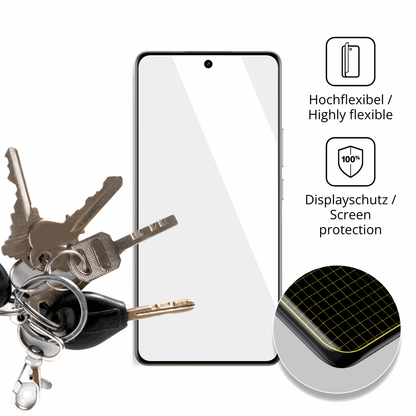 dipos Displayschutz für Realme P4 Pro, transparente Oberfläche, geringe Dicke und perfekte Passform