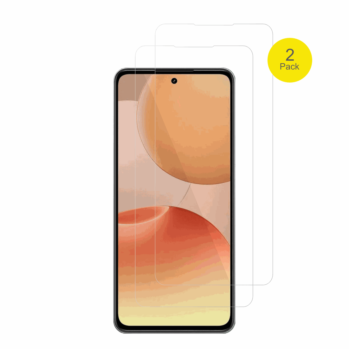 RealmeP4x 5G mit aufgebrachter dipos Displayschutzfolie, glasklare Darstellung ohne Einschränkungen