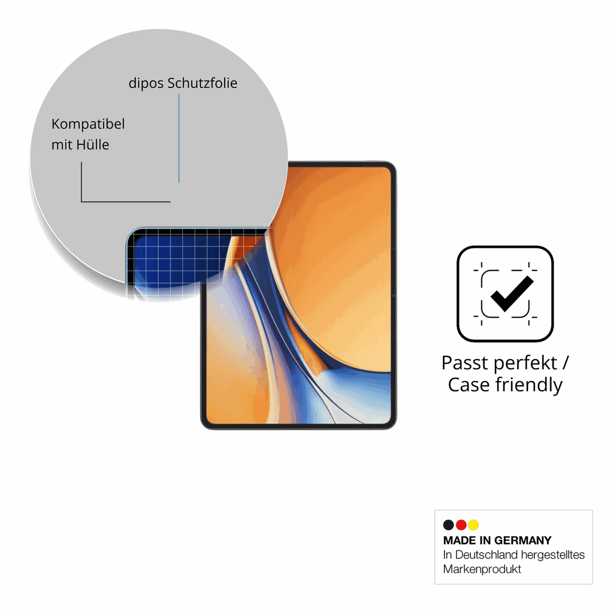 2x Schutzfolie matt für Realme Pad 3 Display-Schutzfolie