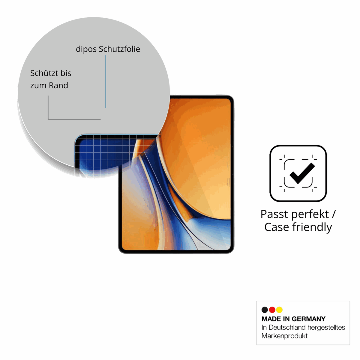2x 9H Schutzfolie für Realme Pad 3 Panzerfolie