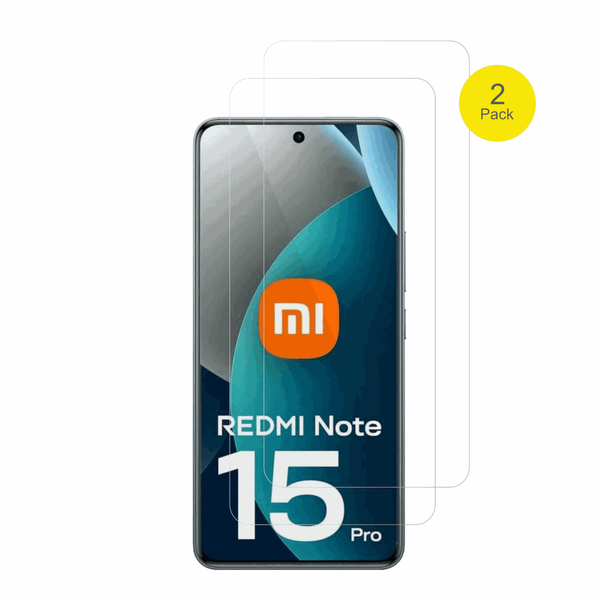 RedmiNote 15 Pro 4G mit aufgebrachter dipos Displayschutzfolie, glasklare Darstellung ohne Einschränkungen