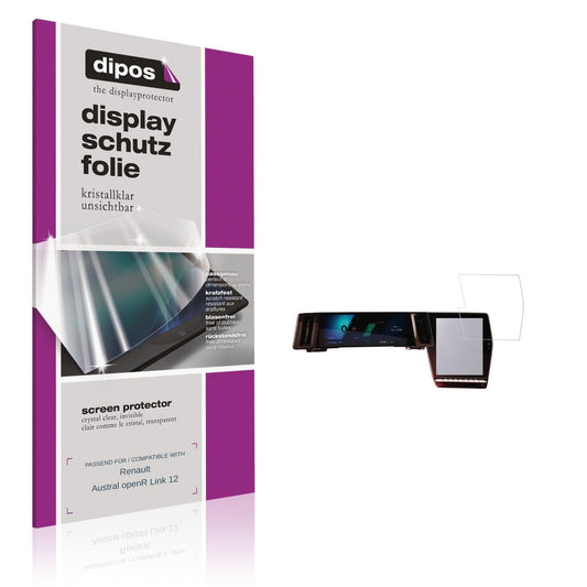 2x Schutzfolie klar für Renault Austral openR Link 12 Display-Schutzfolie