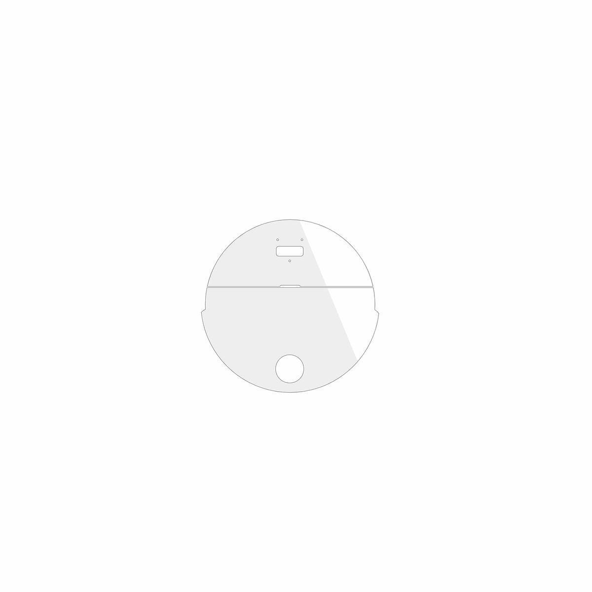 dipos Displayschutz für Roborock Saros 20 Sonic, transparente Oberfläche, geringe Dicke und perfekte Passform