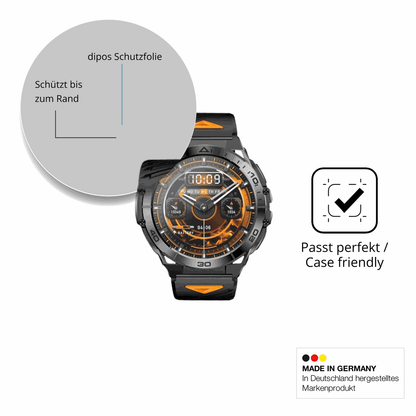 Schutzglasfolie mit optimaler Passform, zur Verwendung mit Hüllen geeignet