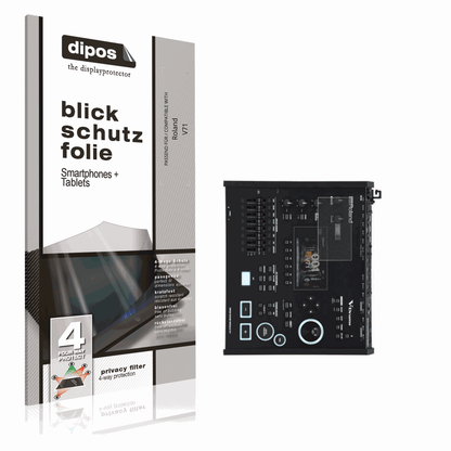 Blickschutzfolie von dipos passend für Roland V71, präziser Zuschnitt und blasenfrei montiert