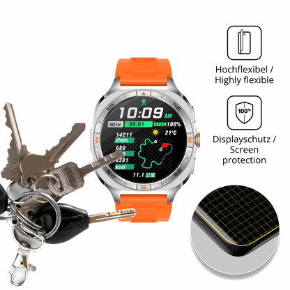dipos Displayschutz für Rollme GT5S, transparente Oberfläche, geringe Dicke und perfekte Passform