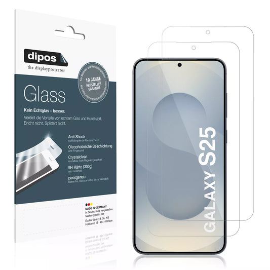 2x 9H Schutzfolie für Samsung Galaxy S25 Panzerfolie