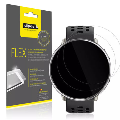 2x 3D Full Cover Schutzfolie für Amazfit Active 2