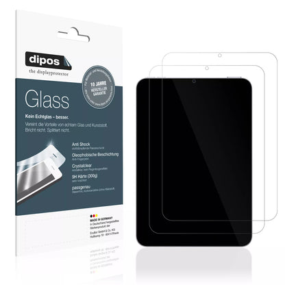 2x 9H Schutzfolie für Apple iPad Mini 7. Generation (2024) Panzerfolie