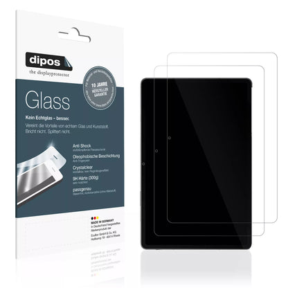 2x 9H Schutzfolie für Samsung Galaxy Tab S9 FE Panzerfolie