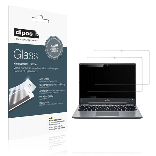 2x 9H Schutzfolie für Fujitsu Lifebook T936 Panzerfolie