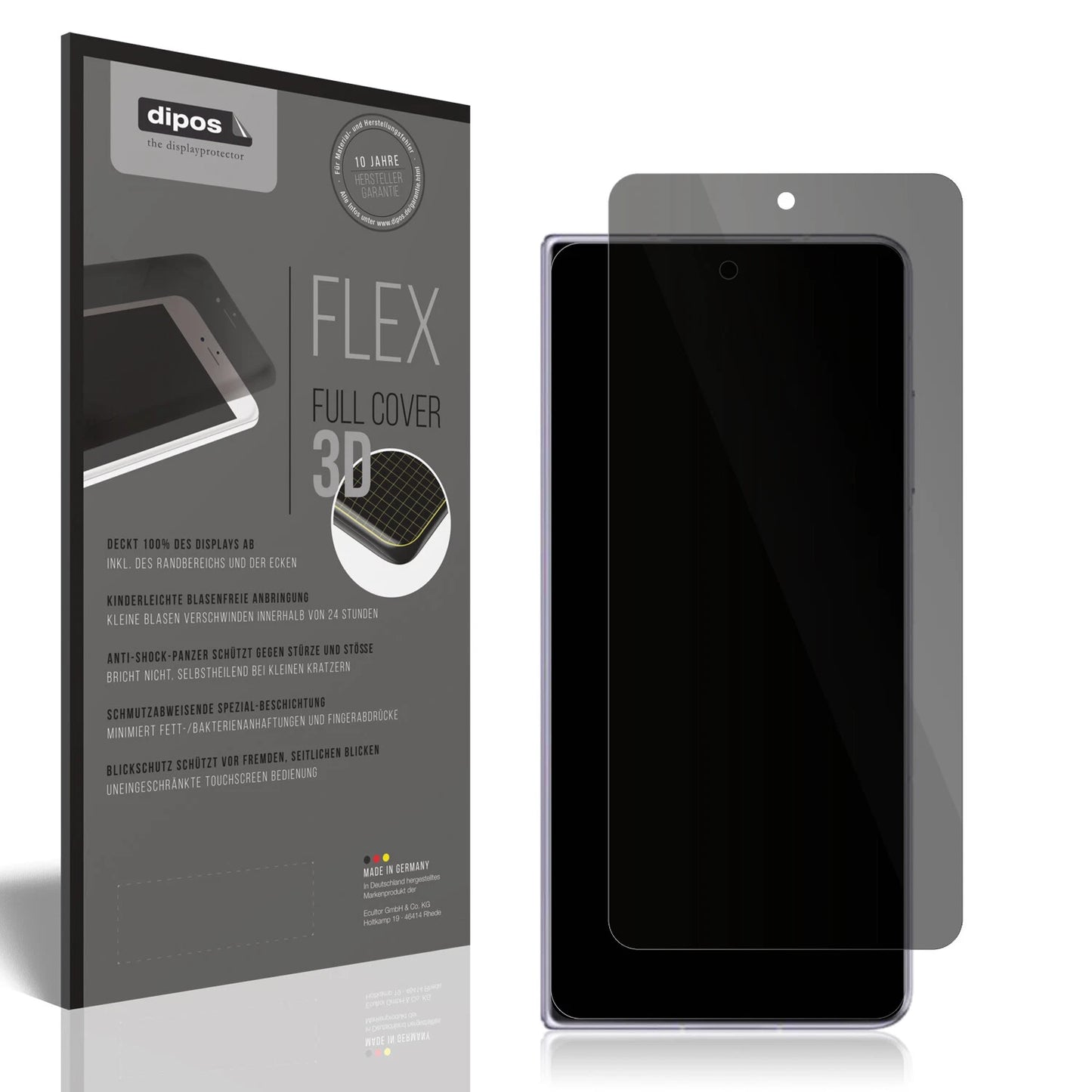 Full Cover Privacy Blickschutzfolie für Honor Magic V3 (Front Display)