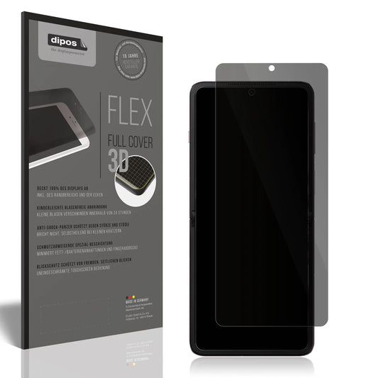 2x 3D Full Cover Schutzfolie für Oppo Find N3 Flip Innenseite