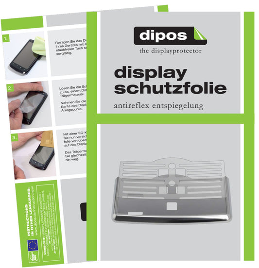 2x Schutzfolie matt für SAECO PicoBaristo SM 4573 Tropfblech Display-Schutzfolie