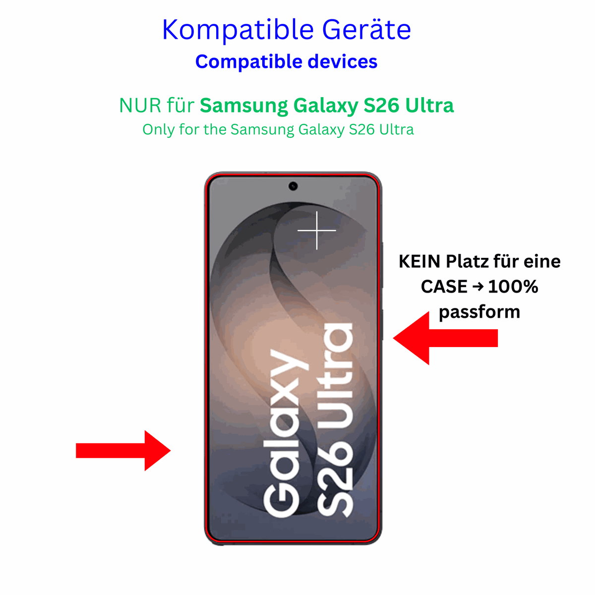 4x Schutzfolie klar für Samsung Galaxy S26 Ultra Display-Schutzfolie