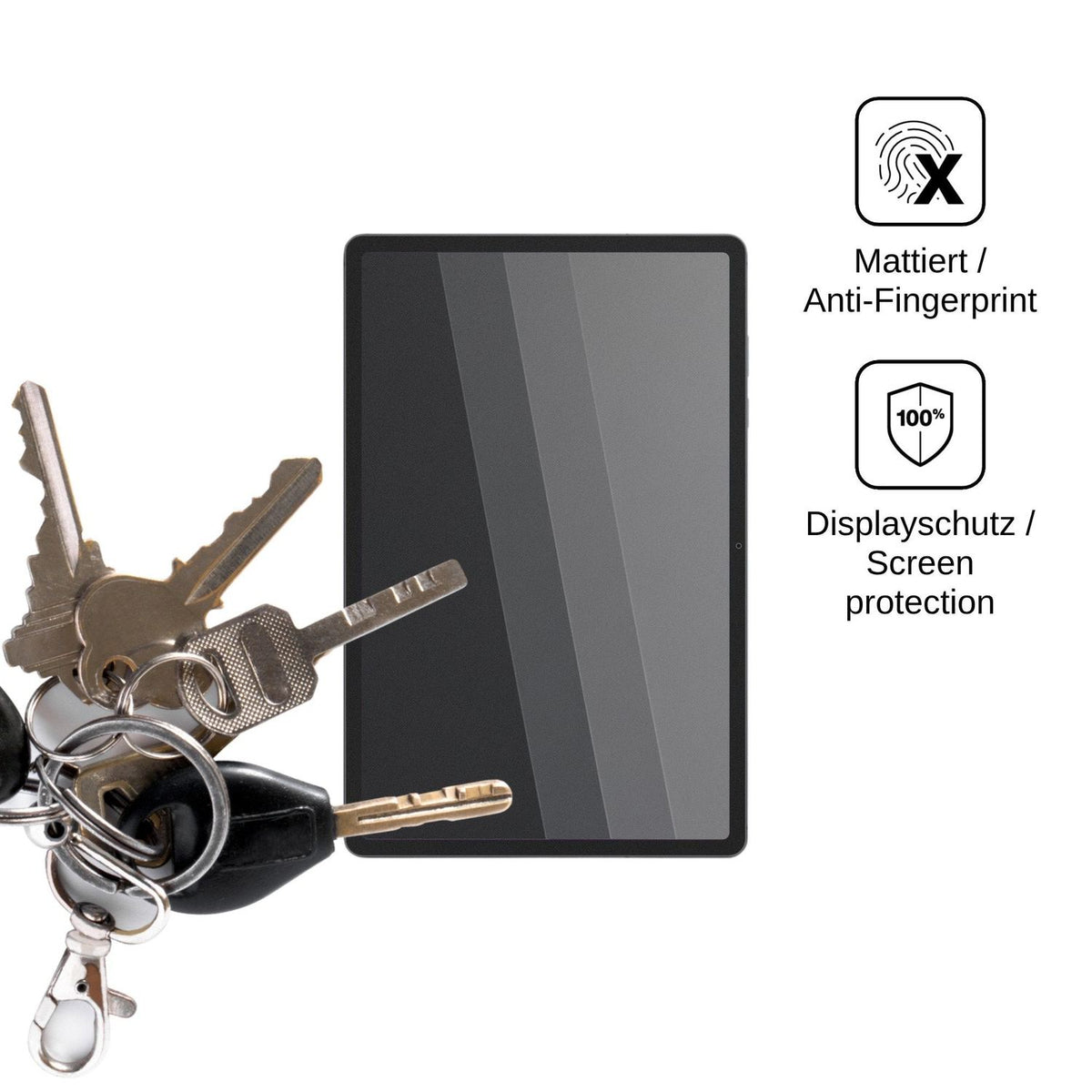 Blickschutzfolie für Samsung Galaxy Tab S12+ matt Schutzfolie Privacy