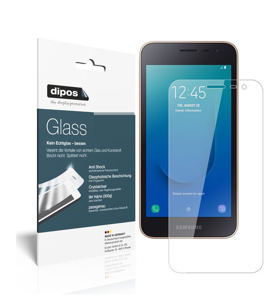 Perfekte Passform und ultimative Qualität: Unser 9H Panzerglas bietet Schutz für Samsung-Galaxy J2 Core (2018)