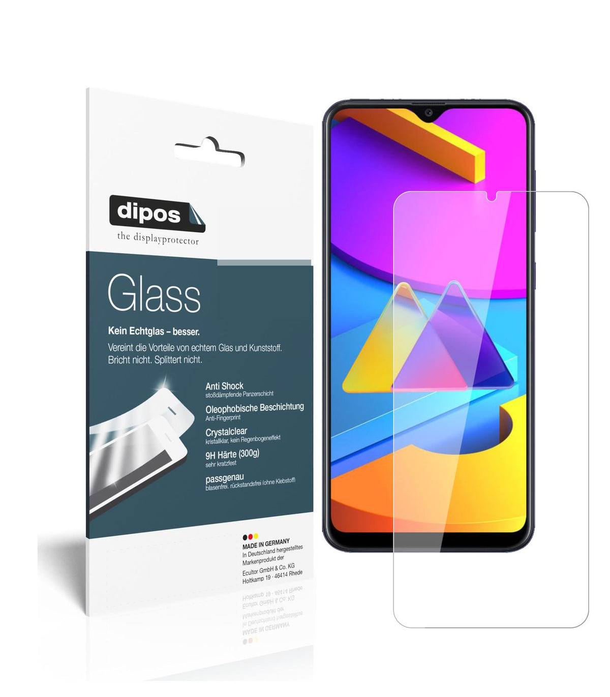 Perfekte Passform und ultimative Qualität: Unser 9H Panzerglas bietet Schutz für Samsung-Galaxy M10s
