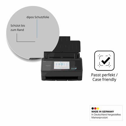 Besonders flexibler Displayschutz mit Anti-Shock-Schicht im Materialmix